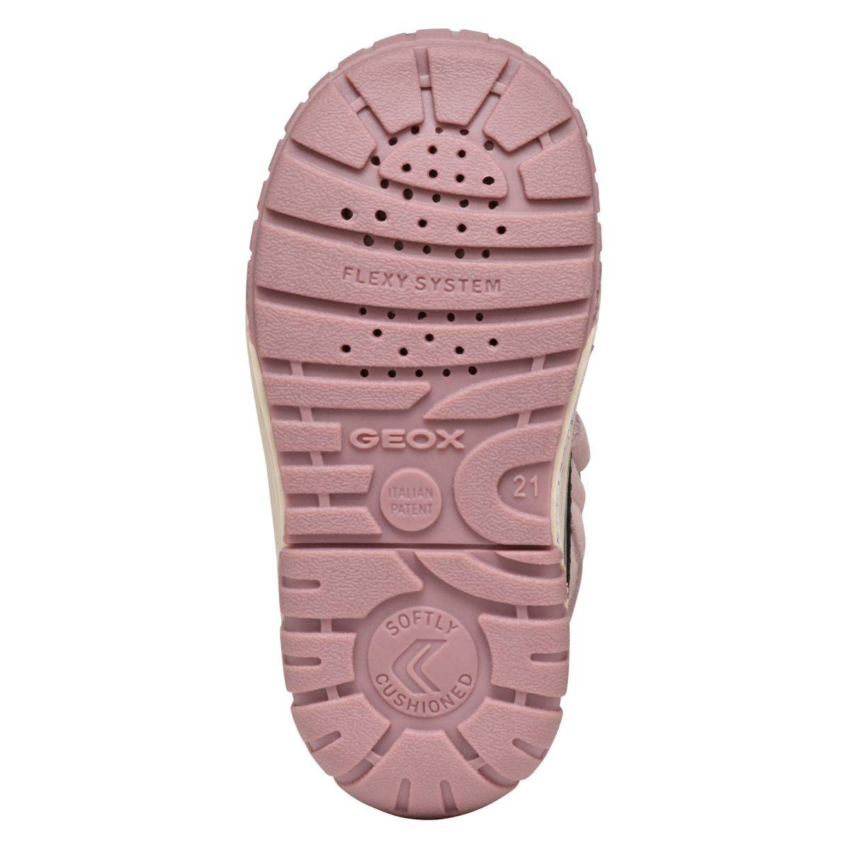 Geox Omar Girl WPF - Bottines Fille En Cuir Velours - Imperméables, Respirantes, Doublure Laine - Tige Cheville - 5