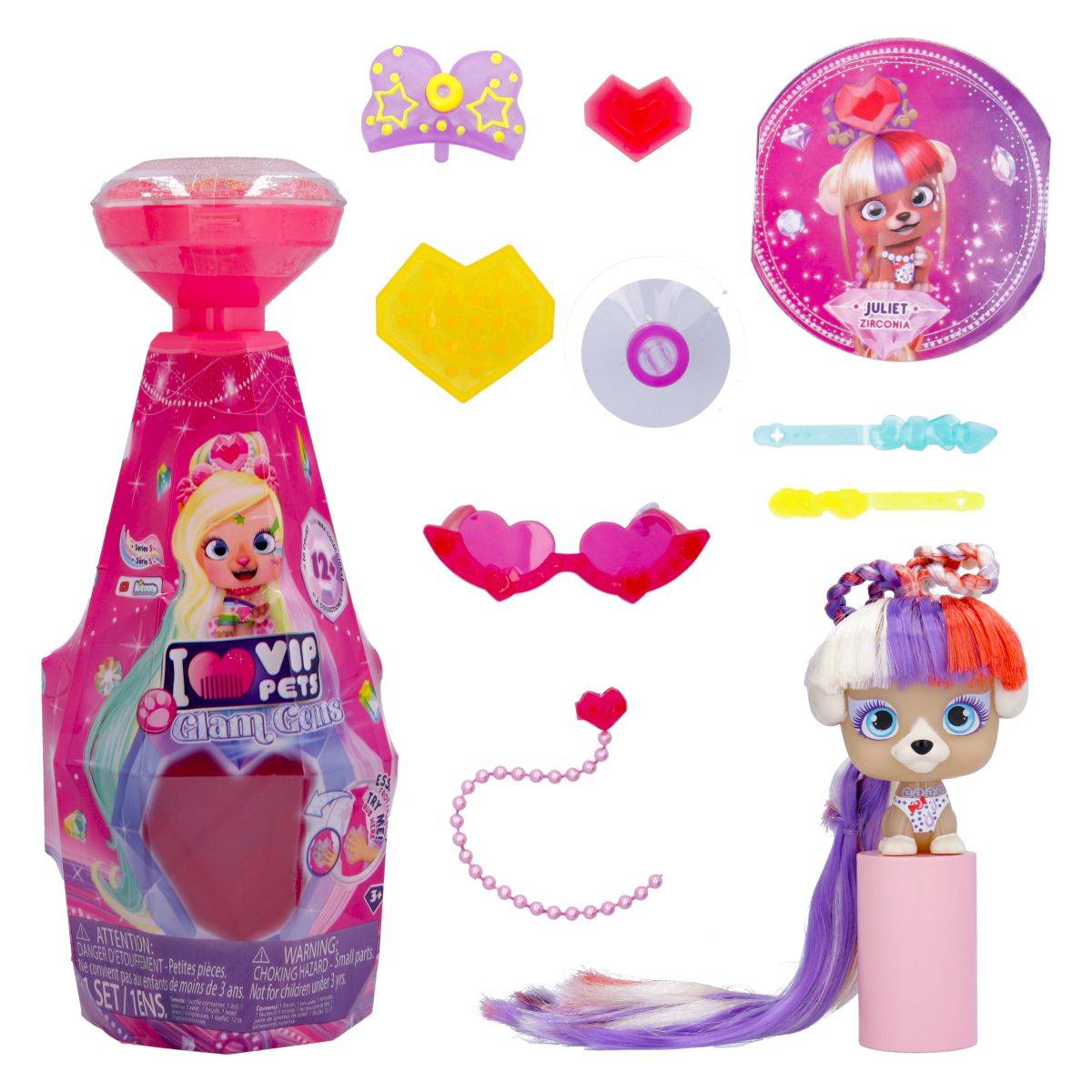 IMC TOYS psić Vip Pets Glam Gems