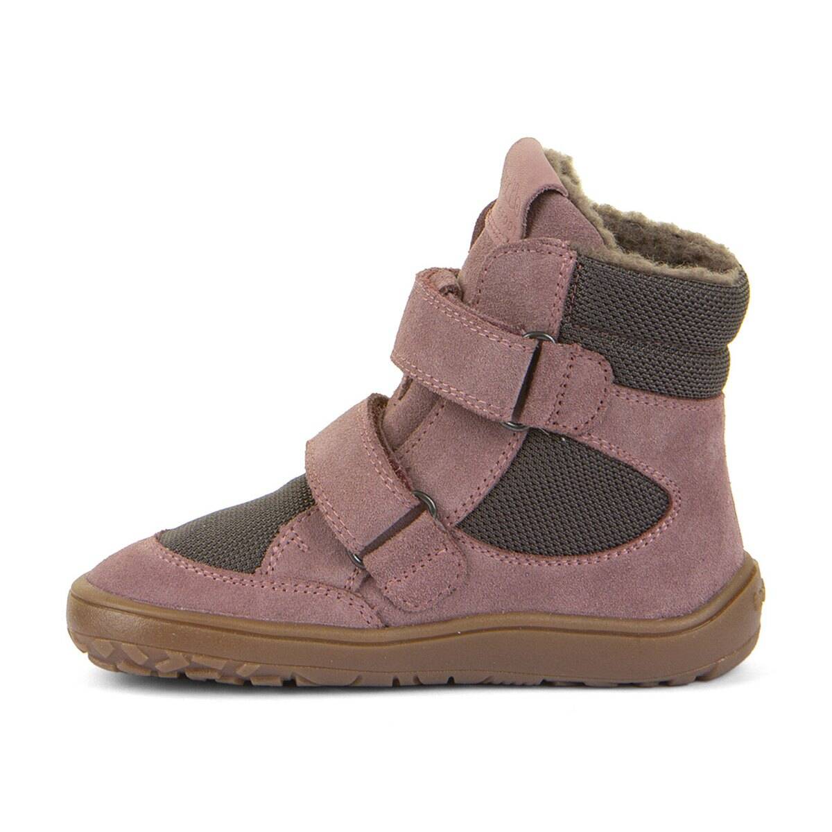 Froddo škornji G3160247 BAREFOOT TEX WINTER podloženi D grey/pink 24