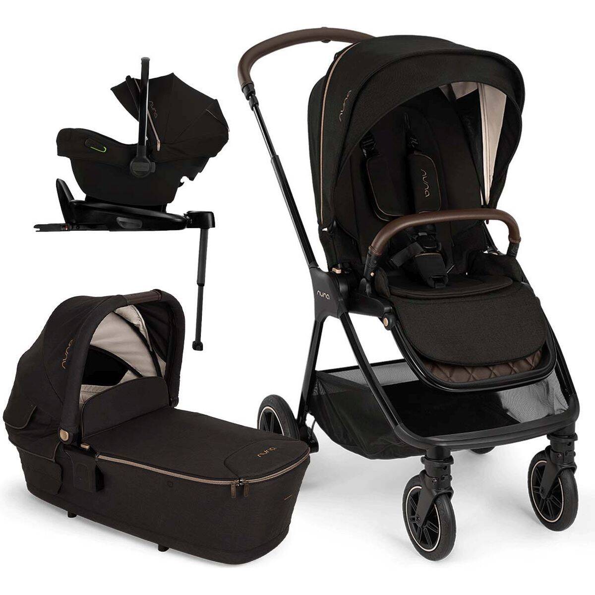 Nuna® Voziček 4v1 Pipa Next in baza Next Triv Next riveted