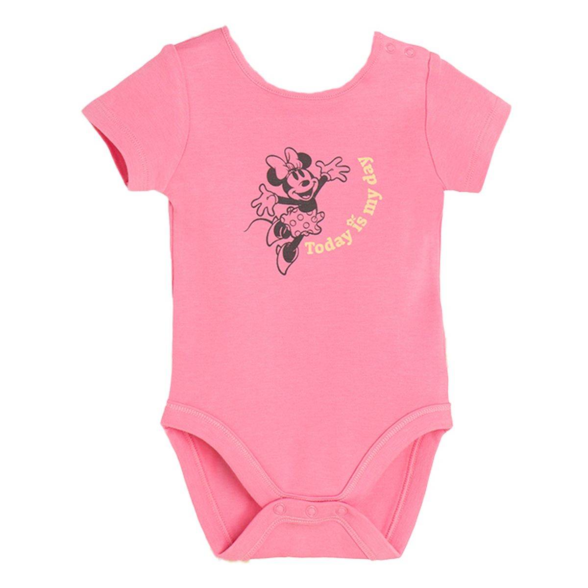 Cool Club perilo bodi 4 kosi KR LCG2802514-00 MINNIE MOUSE D Večbarvno 92