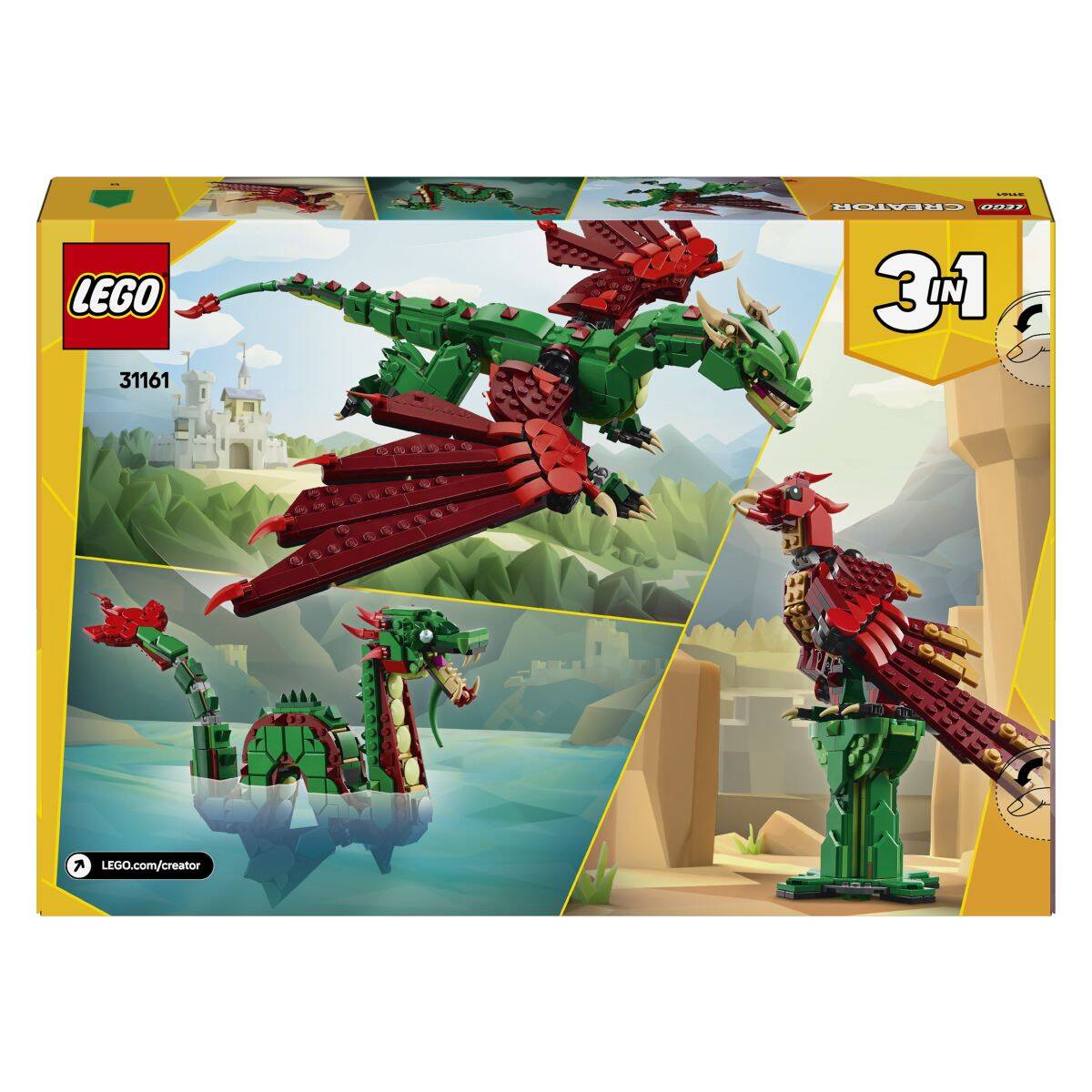 Lego® Creator 31161 Srednjeveški zmaj