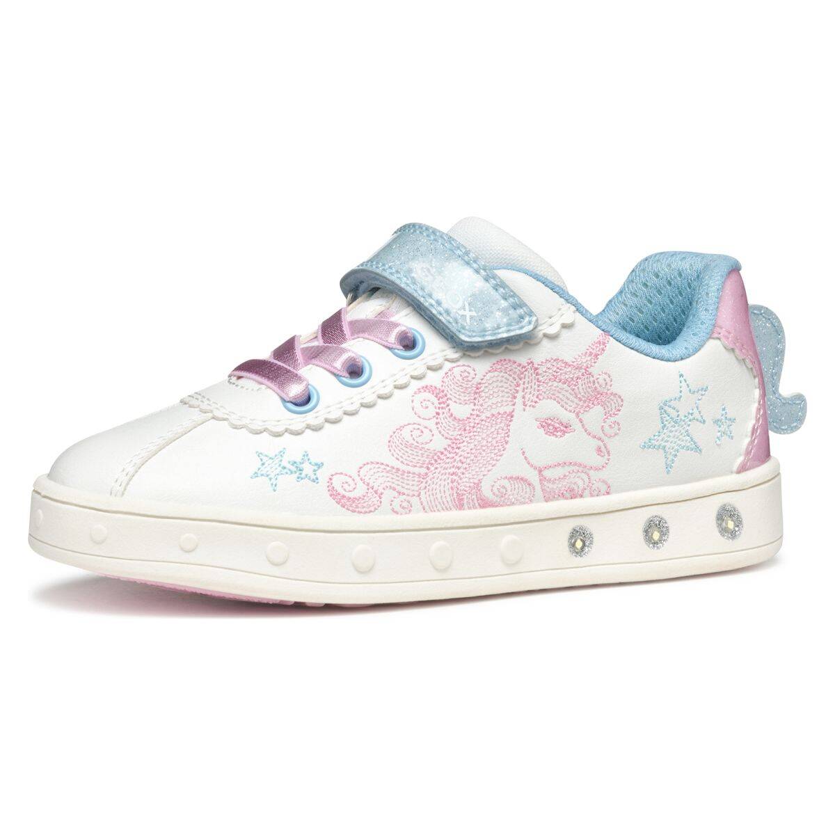 Geox čevelj nizek J558WA J SKYLIN G. A C0406 0BCKC D white/pink 28