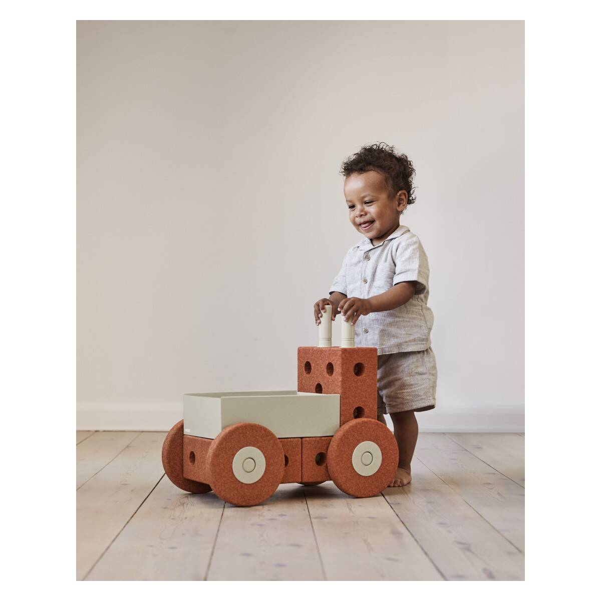 MODU 3-u-1 Baby Walker, Burnt Orange / Dusty Green