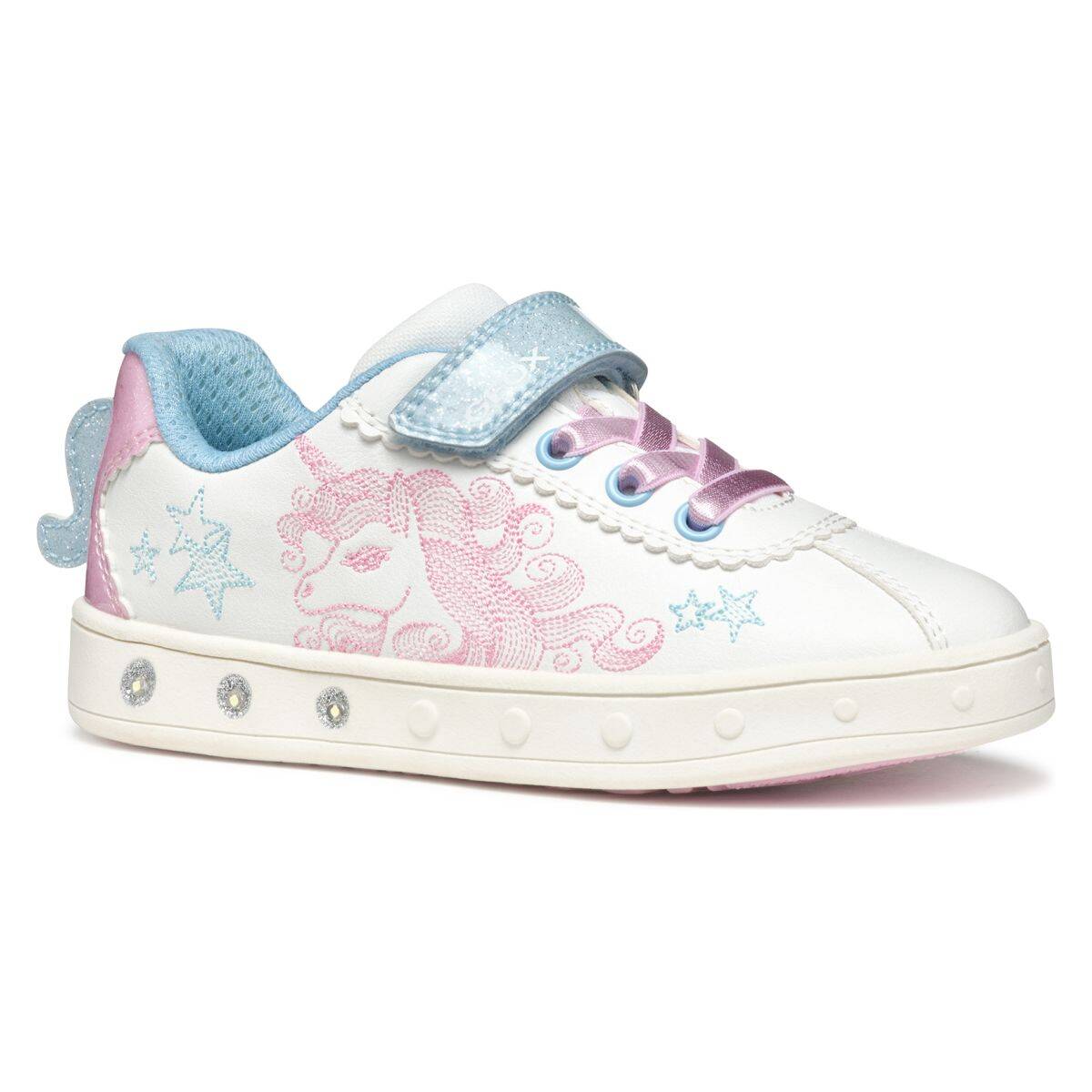 Geox čevelj nizek J558WA J SKYLIN G. A C0406 0BCKC D white/pink 28