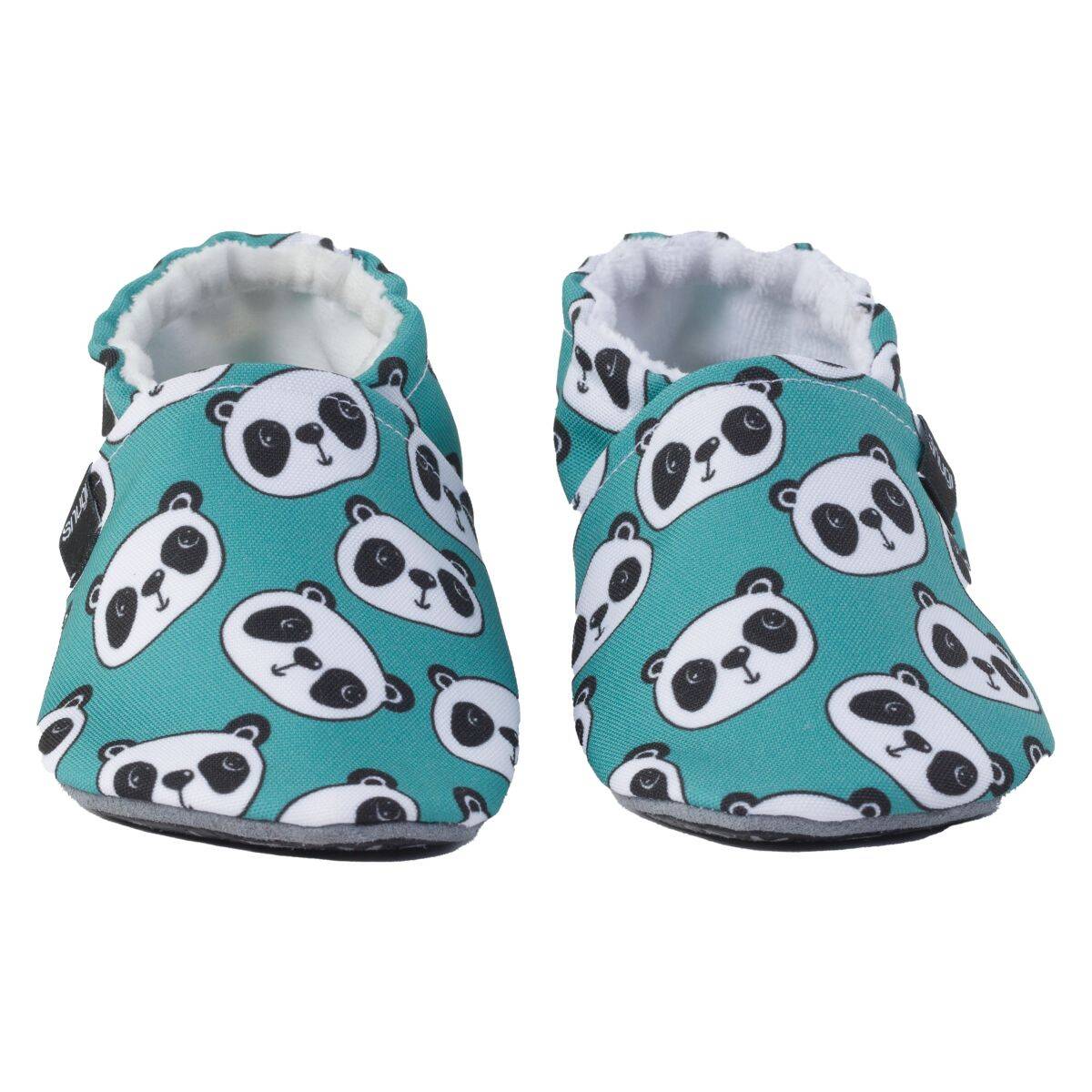 SNUGI papuče CU2567 Pandas barefoot U turquoise 22
