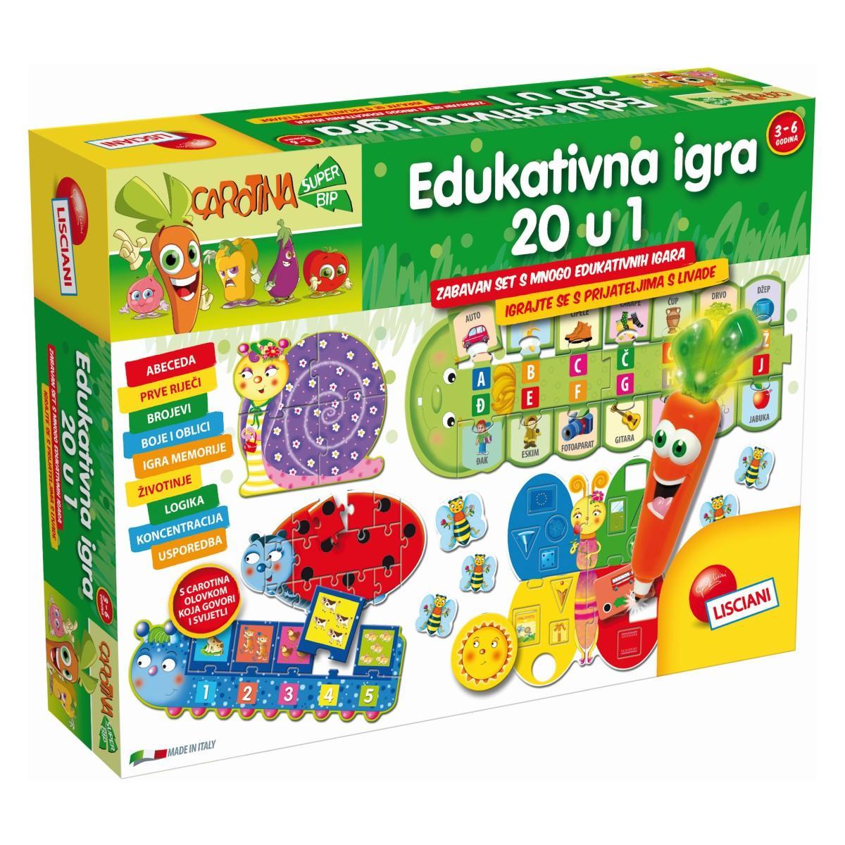 LISCIANI edukativna igra 20u1