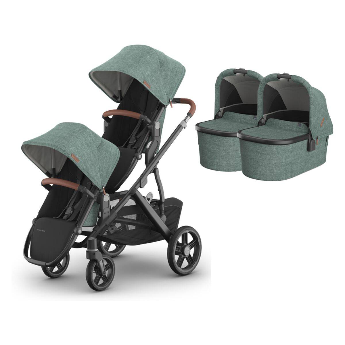 UppaBaby Voziček 2v1 Vista V3 Twin gwen