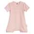 CLAR CLAR kombinezon s rukavima KR KH 01804 žakard Little&Cute Ž Roza 68