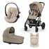 Cybex Cybex Voziček 3v1 Balios bundle + AMYA almond beige