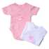 Hug me Hug me perilo bodi preklop 2 kosa 227020 D ROZA 50