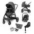 Maxi Cosi Maxi Cosi Voziček 4v1 FamilyFix S Zelia dark gray