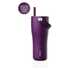 Equa Equa termo steklenička Carry Cup kovinska, s slamico, 600 ml mulberry