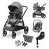 Maxi Cosi Maxi Cosi Voziček 4v1 FamilyFix S Zelia gray