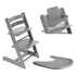 Stokke Stokke stol za hranjenje Tripp Trapp set 3v1 storm grey/storm grey 685600