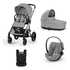 Cybex Cybex Voziček 3v1 plus nosilka AMYA Balios komplet stone grey
