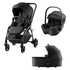 Britax Römer Britax Römer Voziček 3v1 RIO Style carbon black