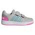 Adidas Adidas športni copat H01550 HOOPS 2.0 CMF C D grey two/mint ton/screaming pink 35