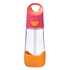 b.box b.box termo steklenička Tritan s slamico 450 ml strawberry shake