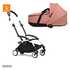 Stokke Stokke Ogrodje vozička white frame z new born shell Yoyo® ginger