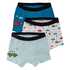 Lucky Kiddo Lucky Kiddo spodnje hlače boxer 3 kosi LK-BB 225 F Večbarvno 98/104