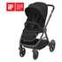 Maxi Cosi Maxi Cosi Ogrodje s sedežno enoto dark frame + dark brown leather Oxford essential black