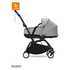 Stokke Stokke Ogrodje vozička black frame z new born shell Yoyo® stone