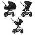 Kinderkraft Kinderkraft Voziček 3v1 Moov 2 pure black