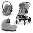 Cybex Cybex Voziček 4v1 Balios bundle M set stone grey