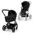 Cybex Cybex Voziček 2v1 z zložljivo košaro Balios S LUX BLK moon black