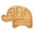 FreeON FreeON Krožnik bambusov s priseskom elephant brown 1