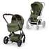 Cybex Cybex Voziček 2v1 z zložljivo košaro Balios S LUX TPE moss green