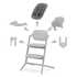 Cybex Cybex stol za hranjenje Lemo 4 v 1 set suede grey