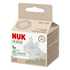Nuk Nuk cucelj silikon for Nature L 2 kosa MULTICOLOR