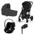 Cybex Cybex voziček 4v1 Balios komplet moon black Cybex Cybex voziček 4v1 Balios komplet moon black