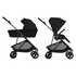 Cybex Cybex Voziček 2v1 Melio carbon magic black