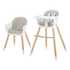 Kinderkraft Kinderkraft stol za hranjenje 2v1 Sienna grey