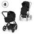 Cybex Cybex Voziček 2v1 z zložljivo košaro Talos S LUX TPE moon black