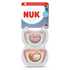 Nuk Nuk tolažilna duda - silikon First Choice Night 0-6 m, 2 kos sort.