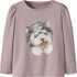 Name It Name It majica DR 13246614 NMFNINEA LS TOP D Vijolična 80