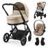 Cybex Cybex Voziček 3v1 Balios black frame almond beige