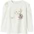 Name It Name It majica DR 13246614 NMFNINEA LS TOP D Bela 80