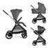 Chicco Chicco Voziček 3v1 Bellagio black satin