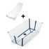 Stokke Stokke kad Flexi bath X-large Bundle z oporo za novorojenčka transparent blue 639602