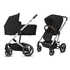 Cybex Cybex Voziček 2v1 Balios S Lux deep black - silver